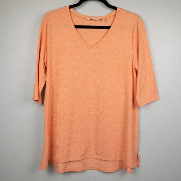 Soft Surroundings Malla orange tunic-M - Picture 1 of 4